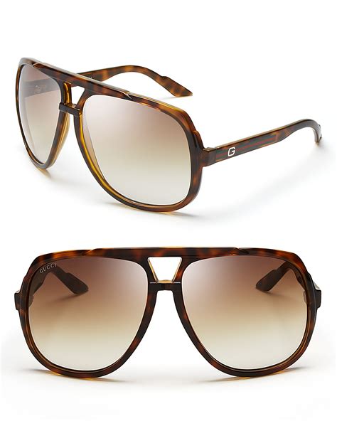 gucci 56mm sunglasses|gucci oversized aviator sunglasses.